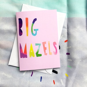 BIG MAZELS Karte cc289