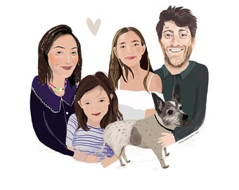 Aangepast familieportret: gezin van elk formaat