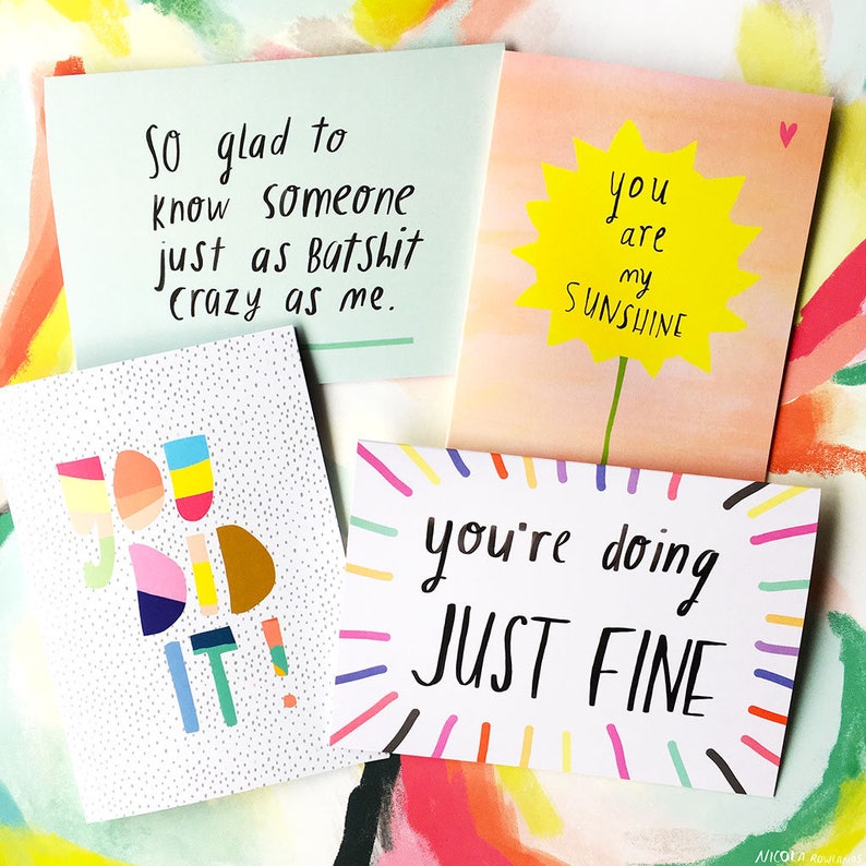 You/'re doing JUST FINE card cc225