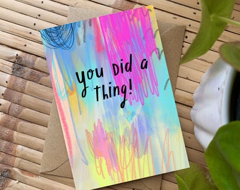 You did a thing! Card cc229