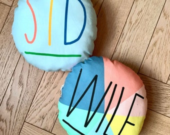 Custom Circle name plushie