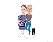 Familienfoto: Drei Mitglieder-a4-Format