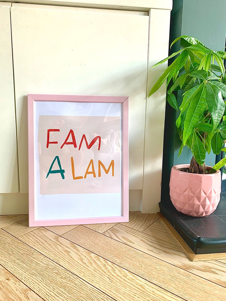 FAM A LAM print image 1