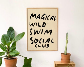Magical Wild Swim Social Club print