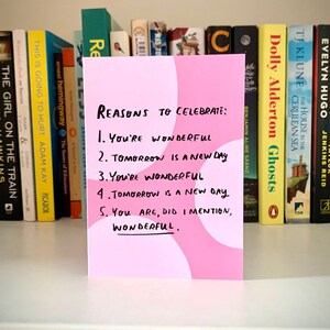 Razones para celebrar tarjeta cc466
