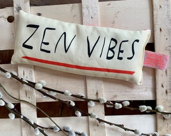 Handmade lavender bag for meditation yoga zen: zen vibes