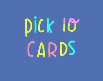 Eliges 10 cartas