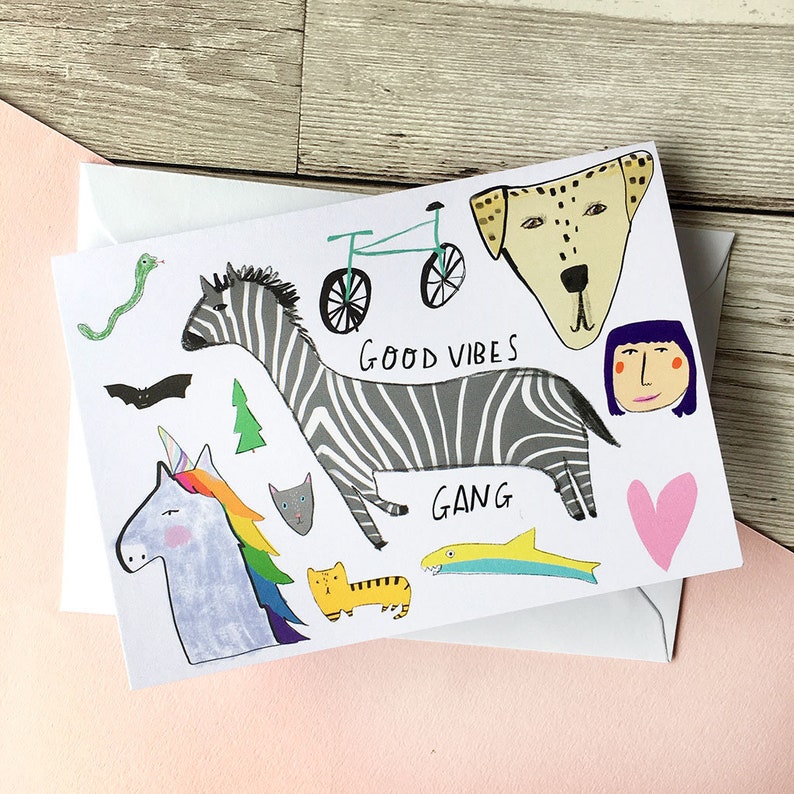 Good Vibes Gang card cc274