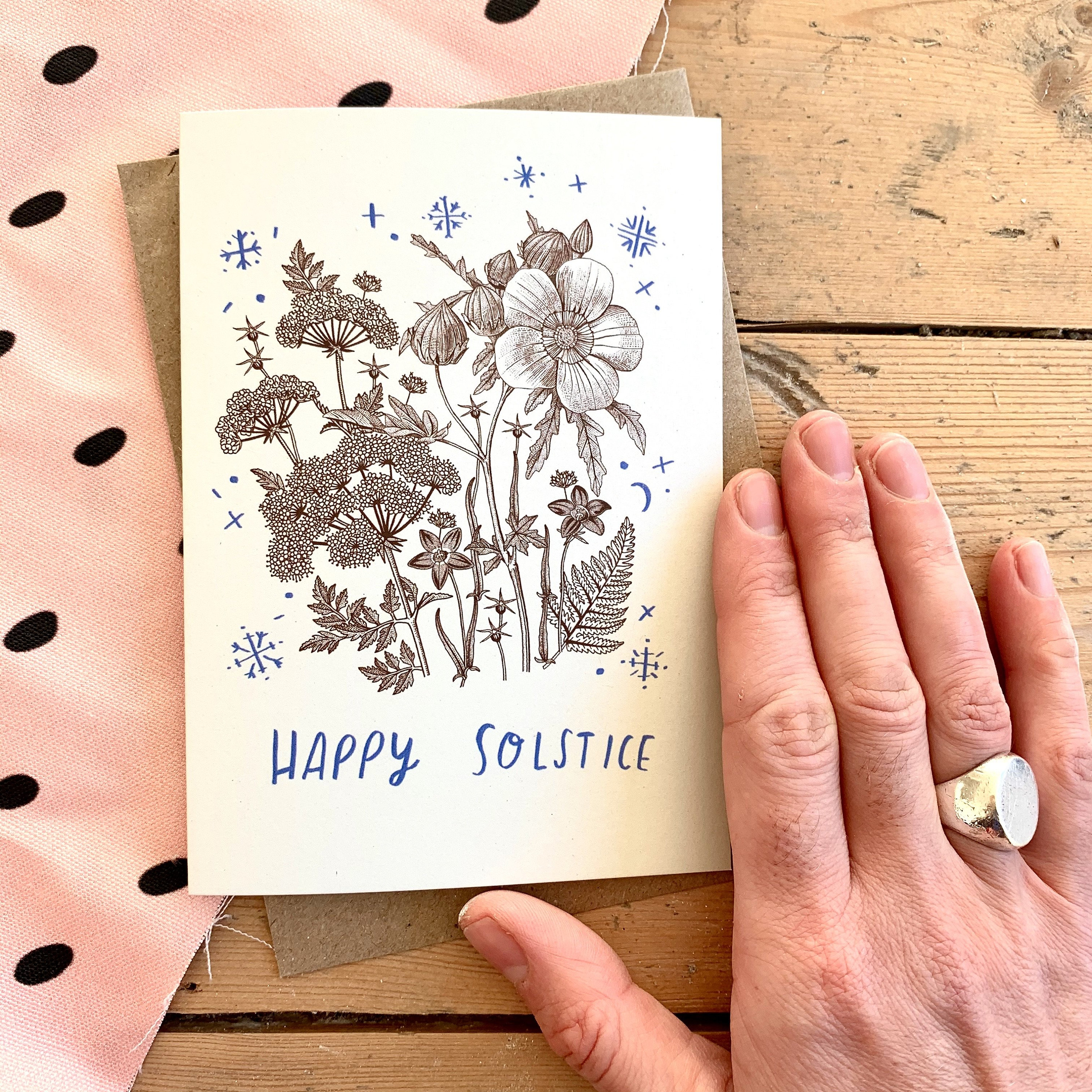 ハッピーソルスティスカード cc409 - Etsy 日本