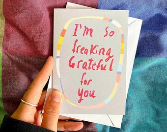 Sono così grato per la tua carta cc82