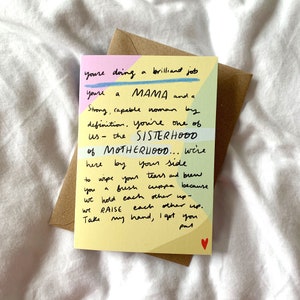 Hermanadez de la maternidad tarjeta cc346