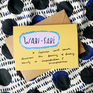 Wabi-Sabi kaart cc359