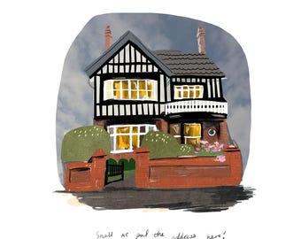 Illustratie aangepast huis