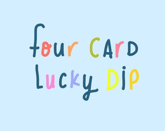 Four card lucky dip