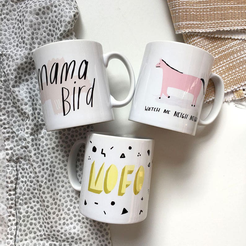 mama bird mug