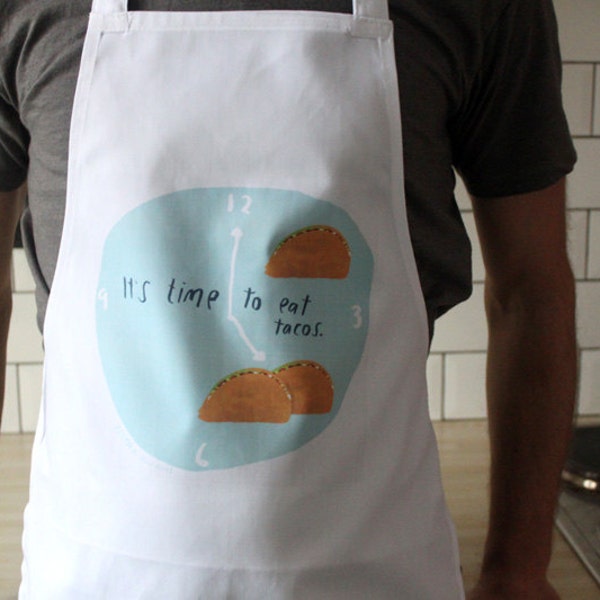 Tell me the time apron