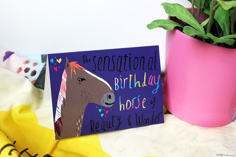 Sensational Birthday Horse cc164 image 3