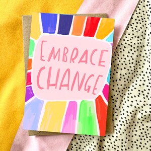 Carte EMBRACE CHANGE cc281