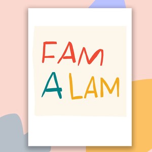 FAM A LAM print image 2