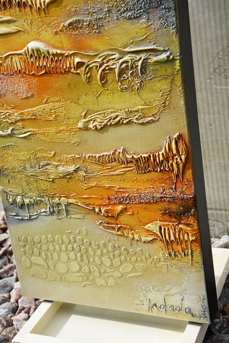 Tall long narrow Abstract Painting Original Painting mixed Etsy