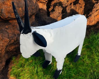 Metal Goat Rustic Handmade Mexican Decor