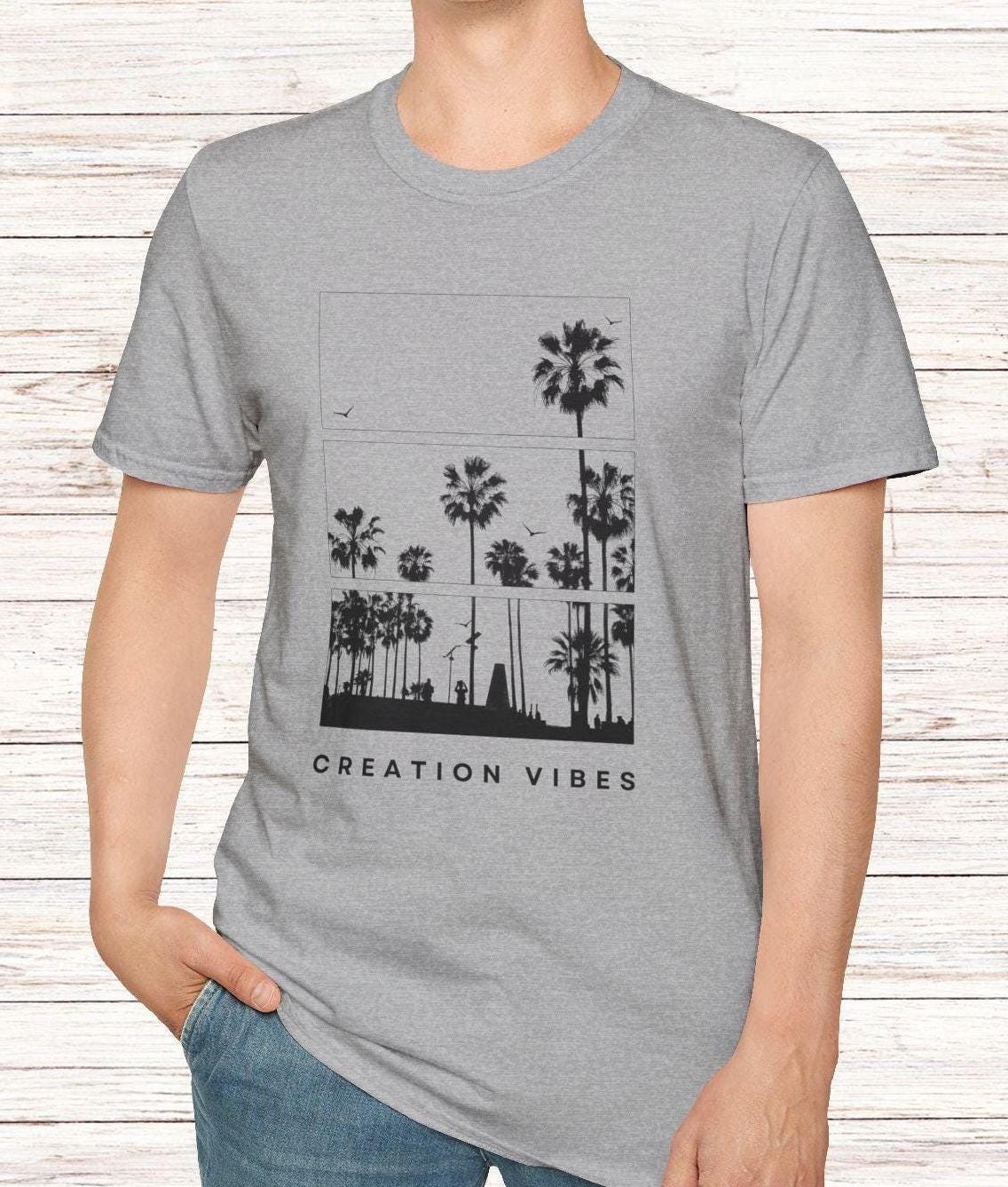 Creation Vibes Shirt, Creation T-Shirt, God's Creation Tshirt, Gift for Believers, Religious Shirt, Christian Tee, In the Beginning,