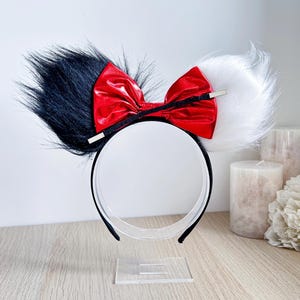 Cruella de Vil Inspired Mickey Ears