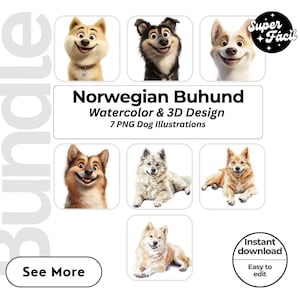 Norwegian Buhund Dog Cipart, Clipart Designs, Dog Breed PNG File cute dog clipart bundle dog breeds pack, cartoon dog png, dog 3d clipart,