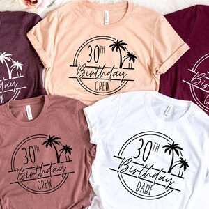 30th Birthday Shirt For Women, Birthday Party Shirt, Dirty Thirty Tshirt, Birthday Crew Shirts, 30th Birthday Gift, Turning 30 Shirt