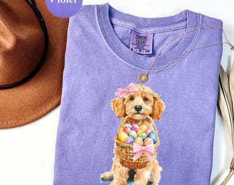 Comfort Colors® Cute Easter Dogs Shirt, Easter Dogs Shirt, Dog Lover Easter Gift, Dog Mom Easter Gift, Easter Day Shirt, Dog Mom Shirt