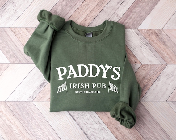 Paddy's Irish Pub Shirt, It's Always Sunny, Philadelphia, Funny Irish Bar St. Patrick's Day Graphic Tee,St. Patty's Party Shirt,Drinking Tee