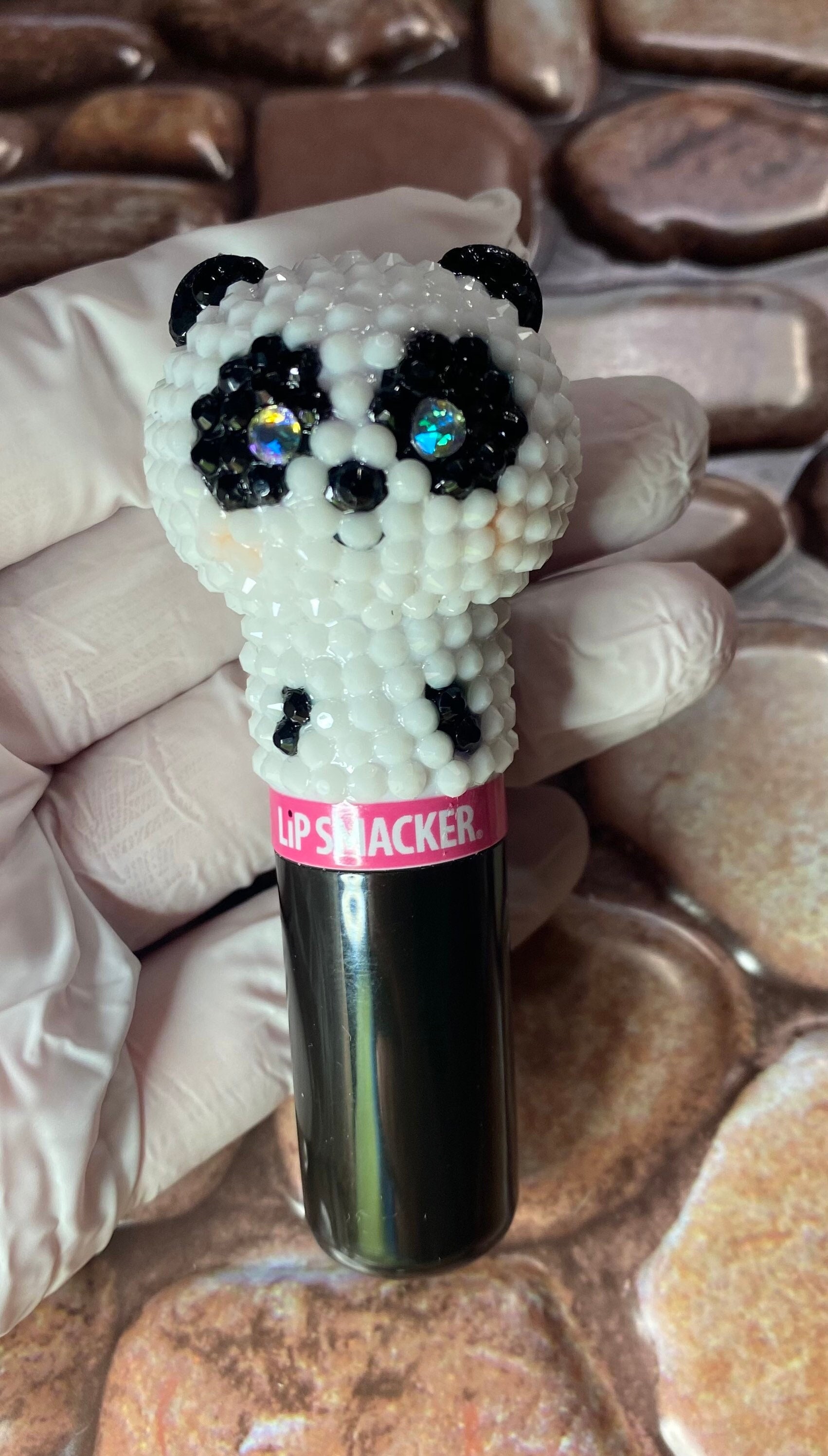 Bling Lip Smacker Lippy Pals Panda Lip Balm Cuddly Cream Puff