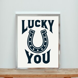Horseshoe Poster I Western Wall Art I Wild West Cowboy Decor I Vintage Western Print I Digital Download I Farmhouse Style Art