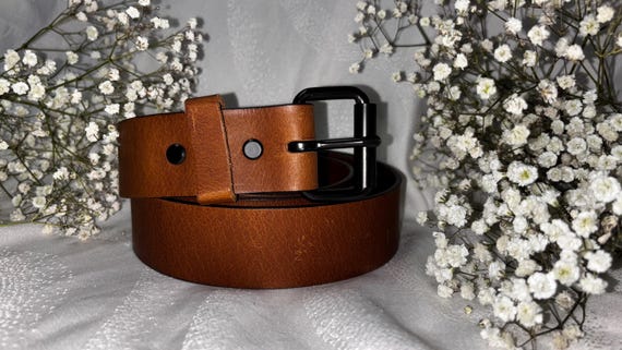 Leather belt,full grain leather belt,brown,black,tan leather belt,100% natural whole grain leather belt,Hermann oaks, Water Buffalo, US made