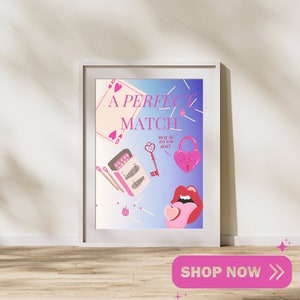 Perfect Match Trendy Gradient Wall Print Download Now