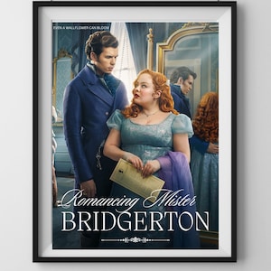 Bridgerton Colin and Penelope Bridgerton Poster Instant Digital Download Romancing