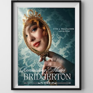 Bridgerton Penelope Featherington Lady Whistledown Poster Instant Digital Download