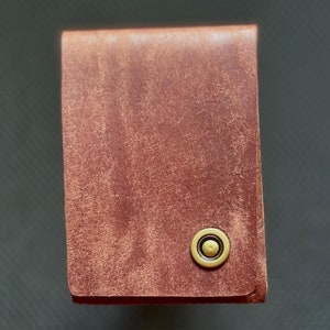 Cartera minimalista de tendencia hecha a mano con cuero italiano genuino, bolsillo frontal para efectivo y tarjetas, gran regalo para hombres, bolsa de diseñador.