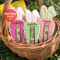 Personalized Easter Tag, Carrot Money Holder, Easter Carrot Tag, Easter Money Holder, Easter Cash Gift, Bunny Ear Tag, Kid Easter Gift MH27 product logo
