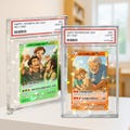 Personalized Father’s Day Gift, Anime Trading Card Style Photo Acrylic Plaque, Gamer Dad Gift from Kid, Custom New Dad or Husband Gift AT08