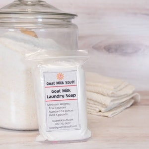 Goat Milk Laundry Soap - unscented