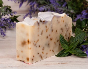 Lavender Peppermint Essential Oil Goat Milk Soap