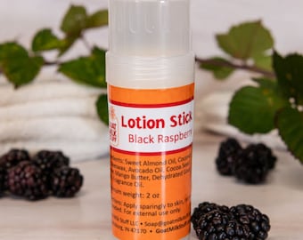 Large Goat Milk Lotion Stick - Black Raspberry