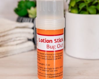 Large Goat Milk Lotion Stick - Bug Out