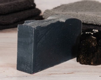 Activated Bamboo Charcoal Goat Milk Soap - unscented, fragrance free