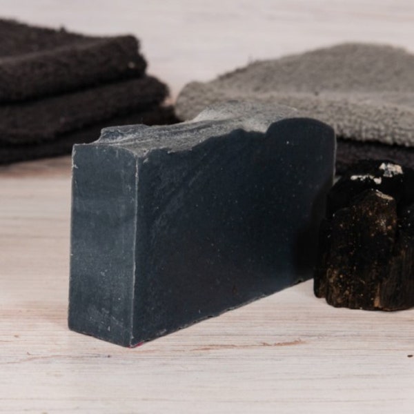 Activated Bamboo Charcoal Goat Milk Soap - unscented, fragrance free