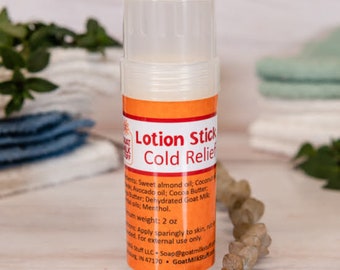 Goat Milk Lotion Stick - Cold Relief