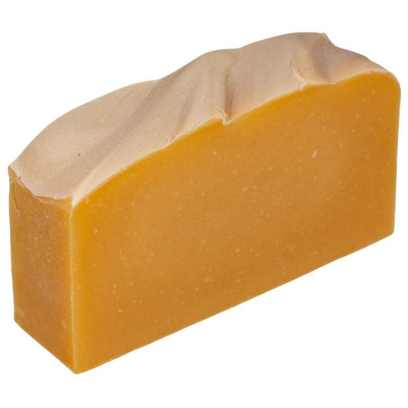 Honeysuckle Goat Milk Soap on white background