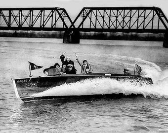Speedboat 1930s Photo