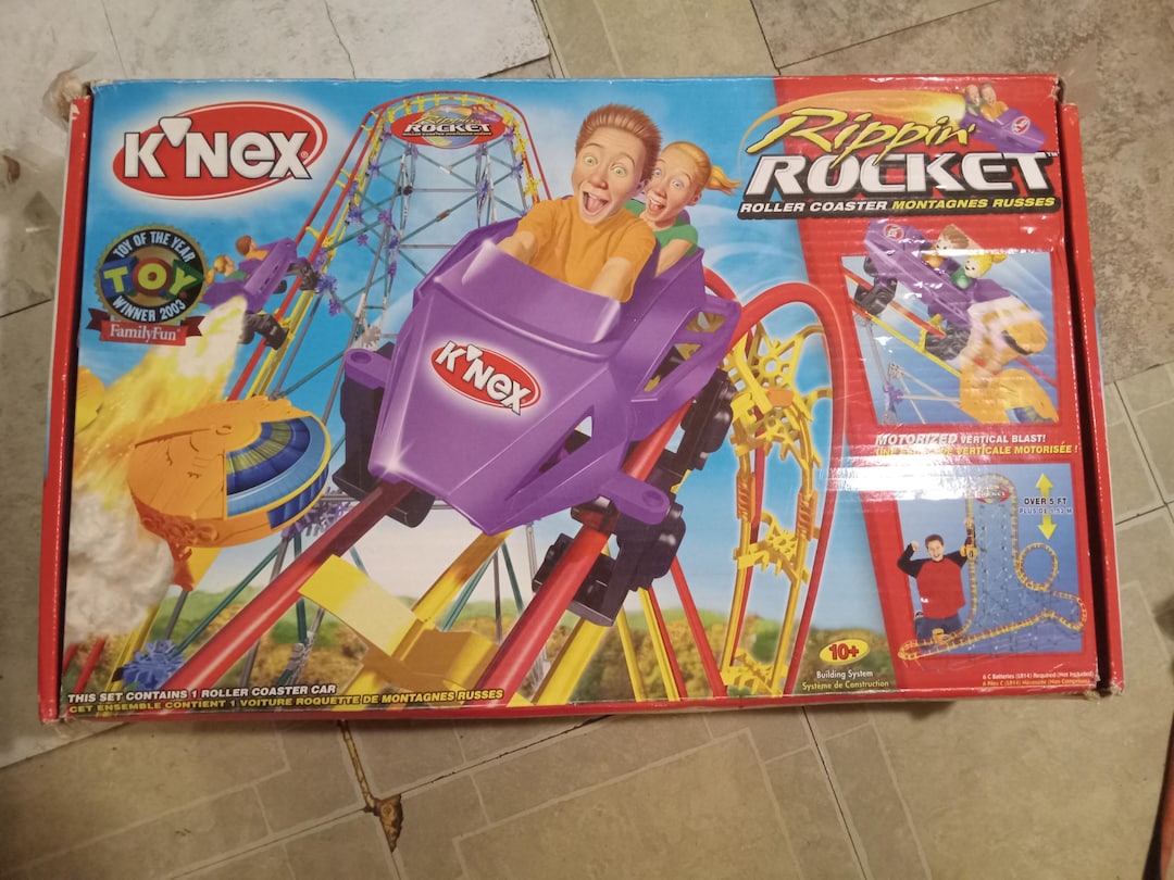 ロベ　rk.k K'NEX Rippin Rocket Coaster Open Box Model Number 63166/63015 2003
